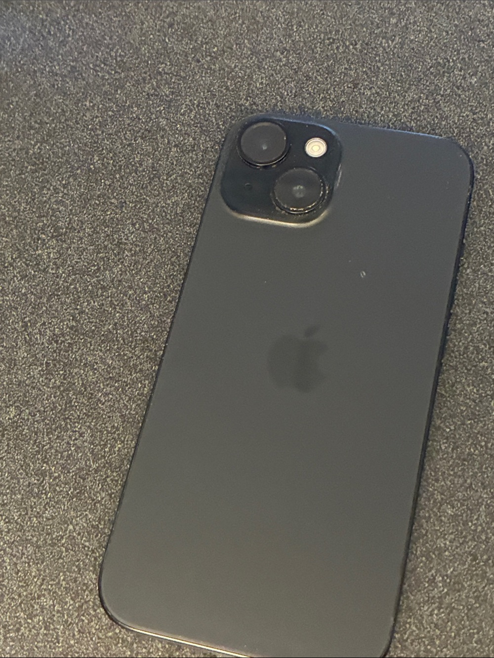 Apple Black iPhone with Dual Rear Cameras